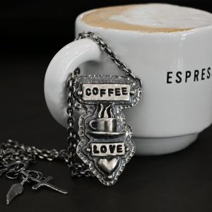True Addiction Coffee Necklace