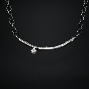 Frosted Twig Necklace