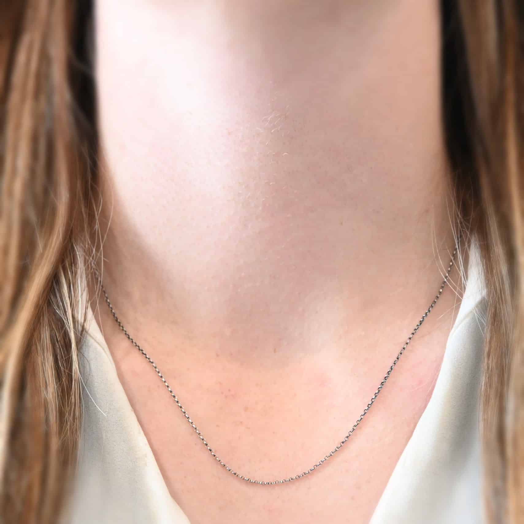 Cassie Chain 18-21" oxidized