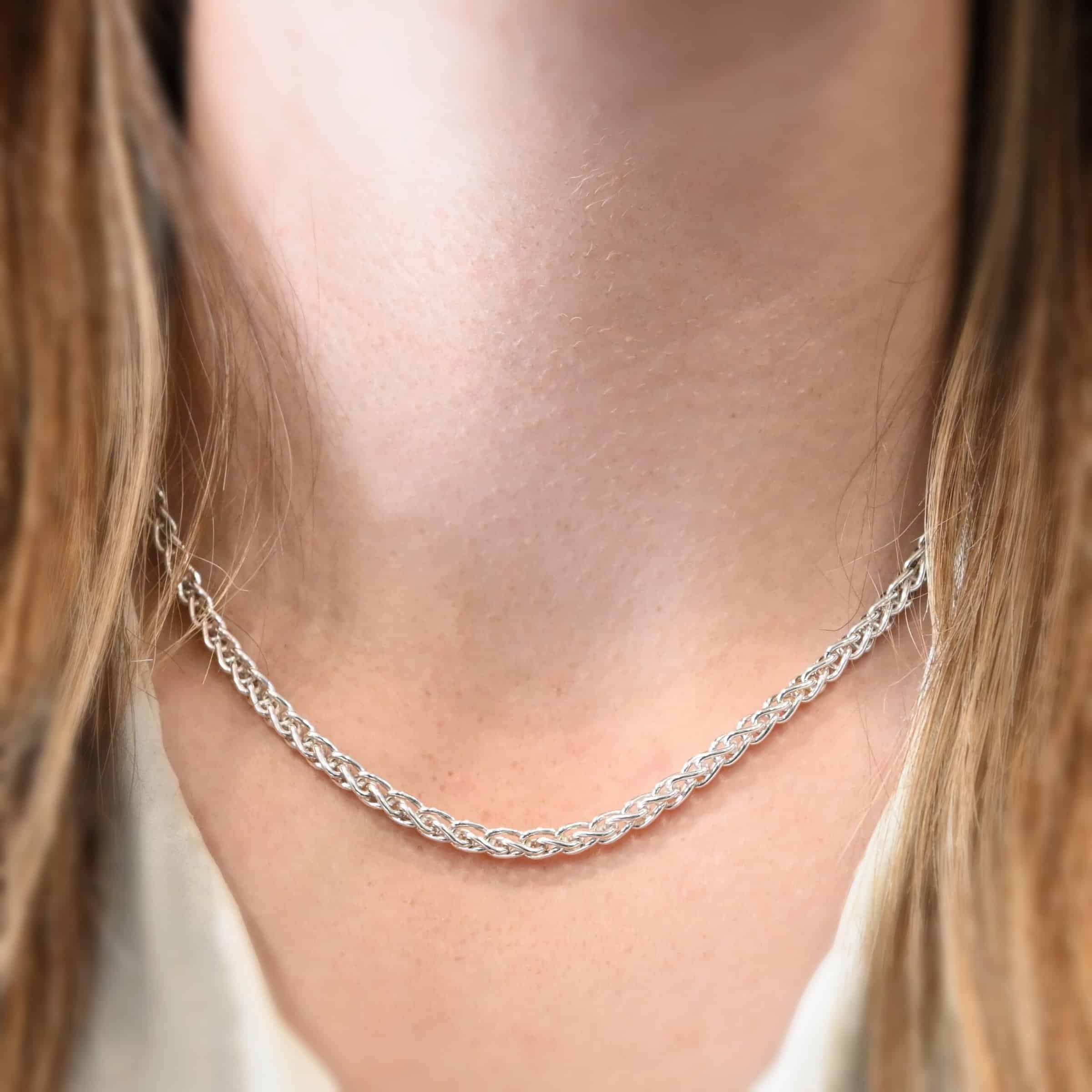 King Cobra Wheat Chain Shiny 16-19"