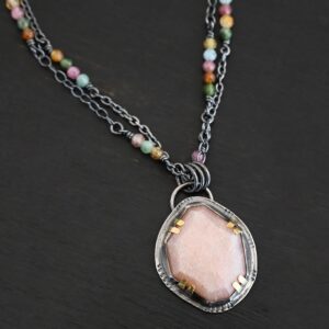 Peach Tree Necklace