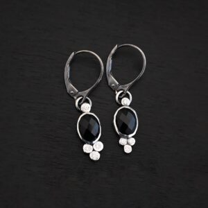 Onyx Night Earrings